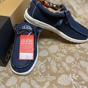 Hey Dude Men's Blue Slip-On Loafers